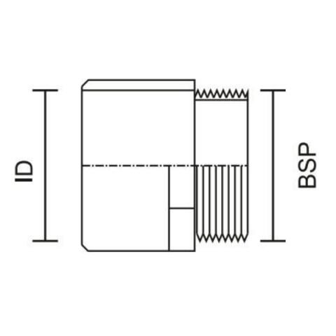 Male Adaptor Upvc - Solvent Weld Male Thread | SuperPump Water Pumps ...